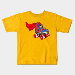 Cape & Rollerskate Kids T-Shirt